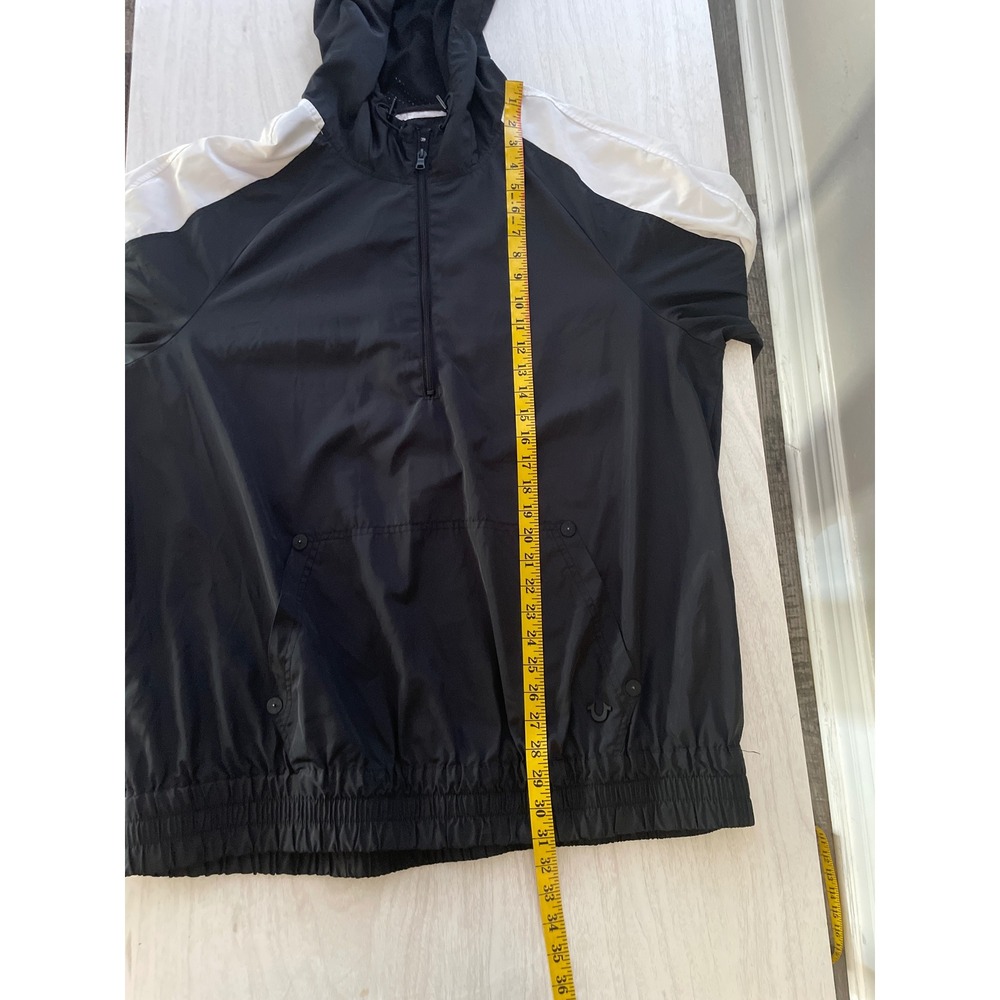 True Religion Mens Color Block Anorak Jacket pull Over Windbreaker Activewear L - Picture 10 of 10